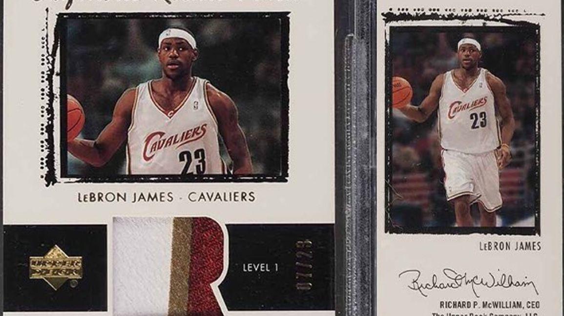 LeBron James collectible library: Portfolio of the King's top items
