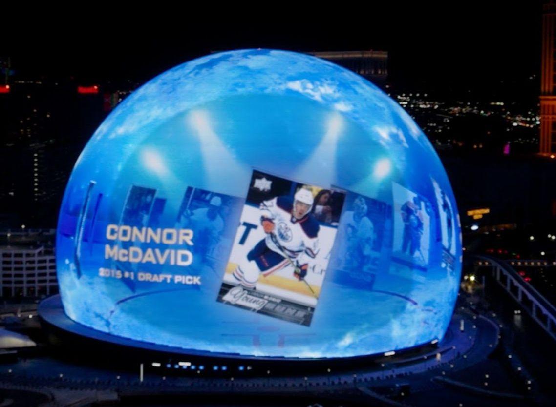 Upper Deck to display Young Guns cards on Vegas Sphere during NHL Draft