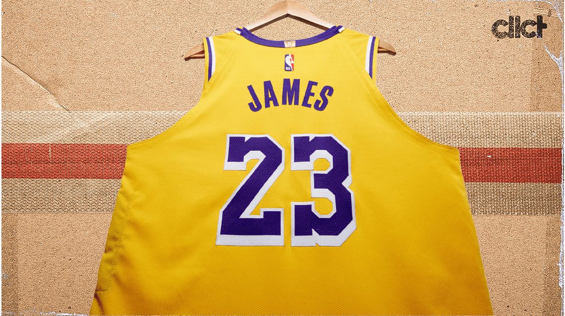 Cover Image for LeBron James' record-setting jersey sells for $180,000