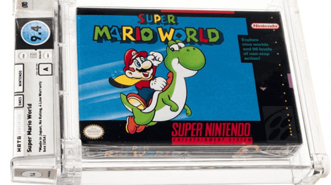 Cover Image for Auction recap: Sealed Super Mario World game hits $125k at Heritage
