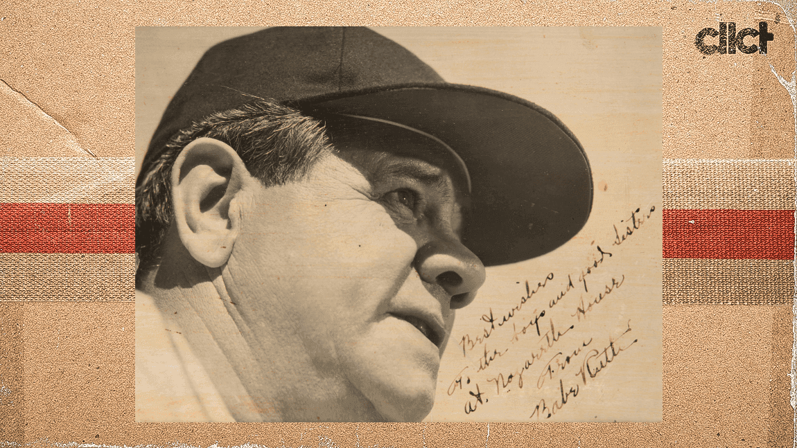 Cover Image for Autographed Babe Ruth photo, inscribed to an L.A. orphanage, hits auction block