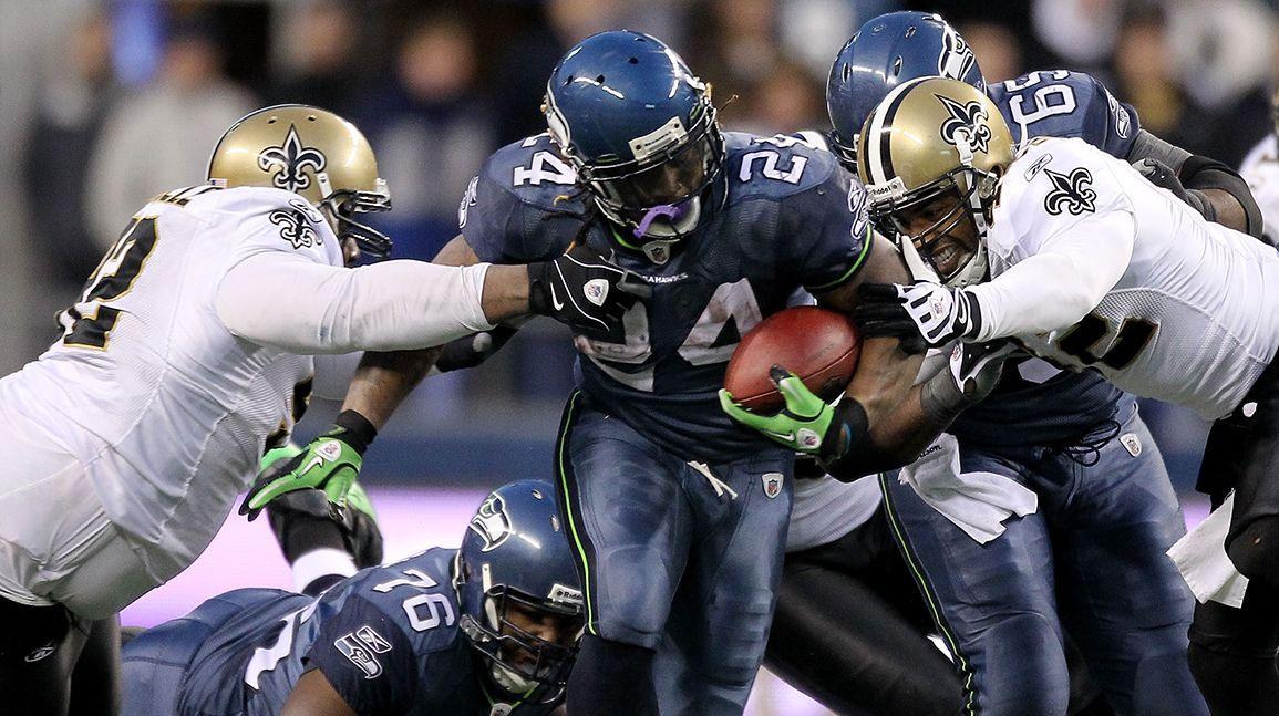 Cover Image for How Matt Hasselbeck ended up with the ball from Marshawn Lynch's ‘Beastquake’ run