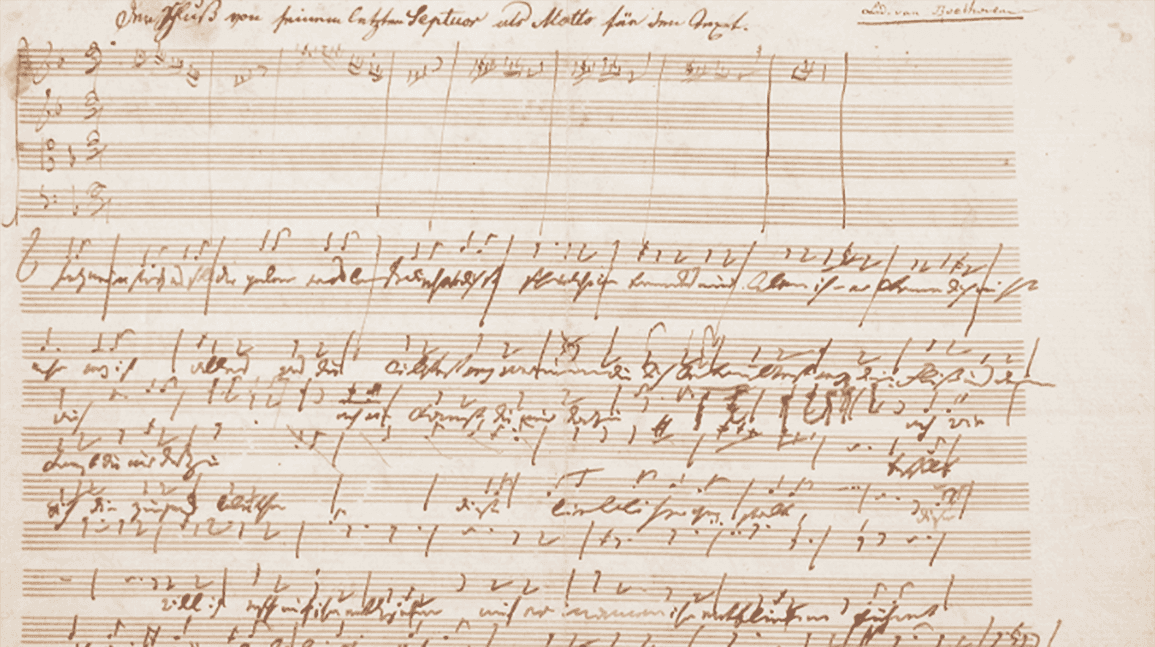 Signed Beethoven manuscript sells for $225k