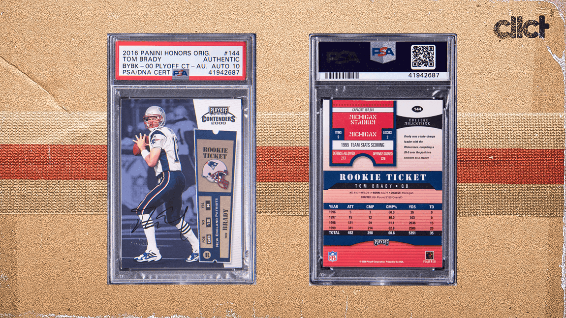 Buyback Tom Brady rookie card goes to auction at Goldin