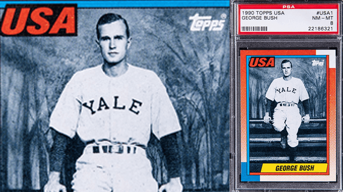 The mysterious case of George Bush's 1990 Topps card