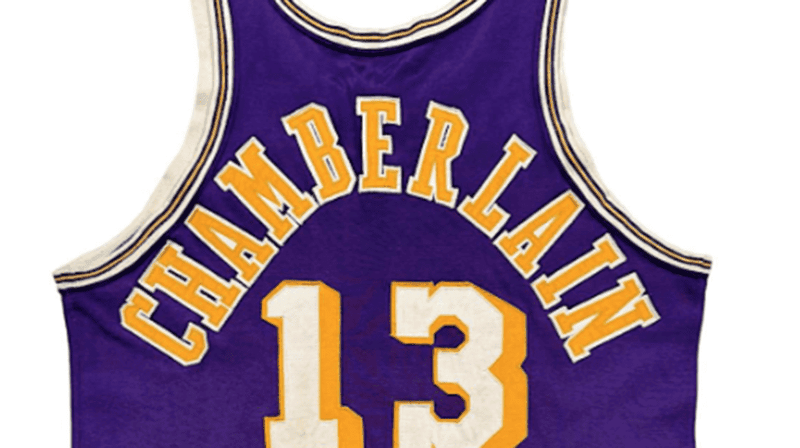 Cover Image for Auction preview: Wilt Chamberlain gamer, Clapton's 'Wonderful Tonight' guitar