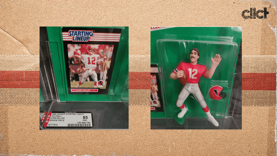 Rare 1989 toy of Falcons QB Chris Miller tops $2K as Starting Lineups heat up