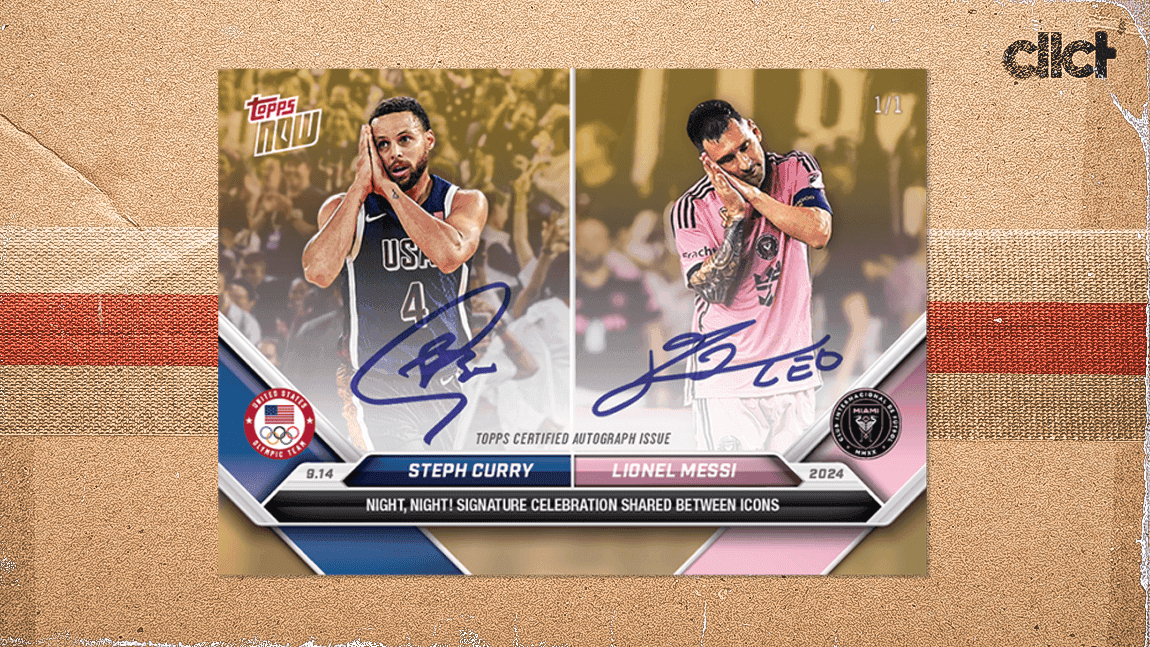 Topps NOW has winning formula with Curry, Messi dual autograph chase