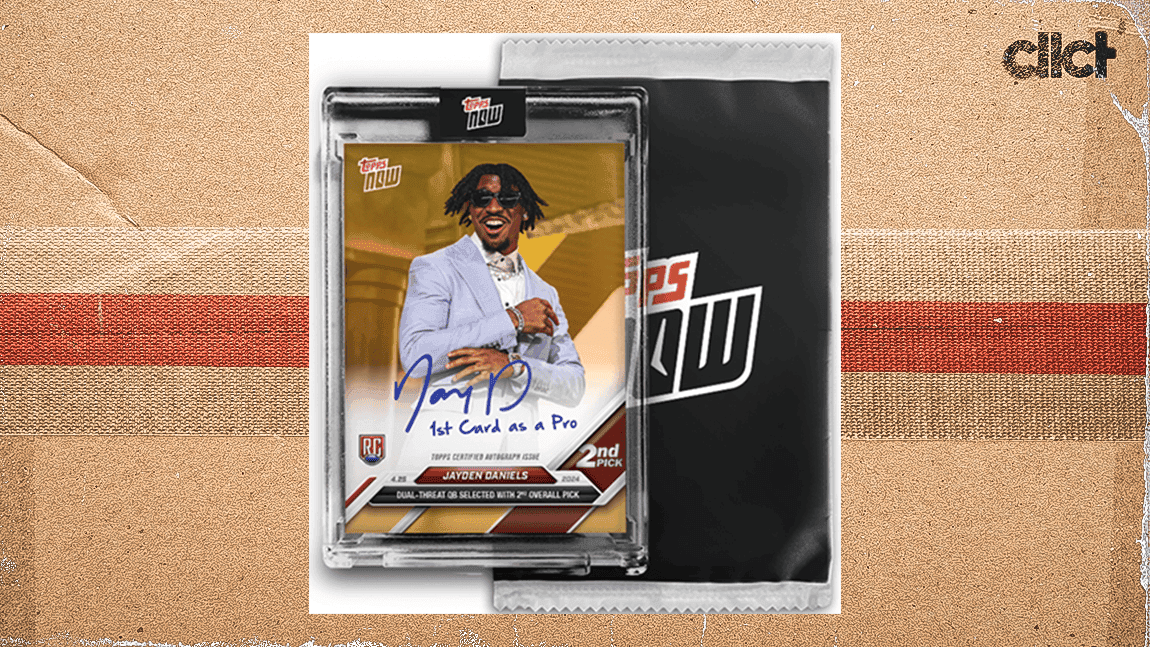 Jayden Daniels Topps NOW card sells for record $35,100