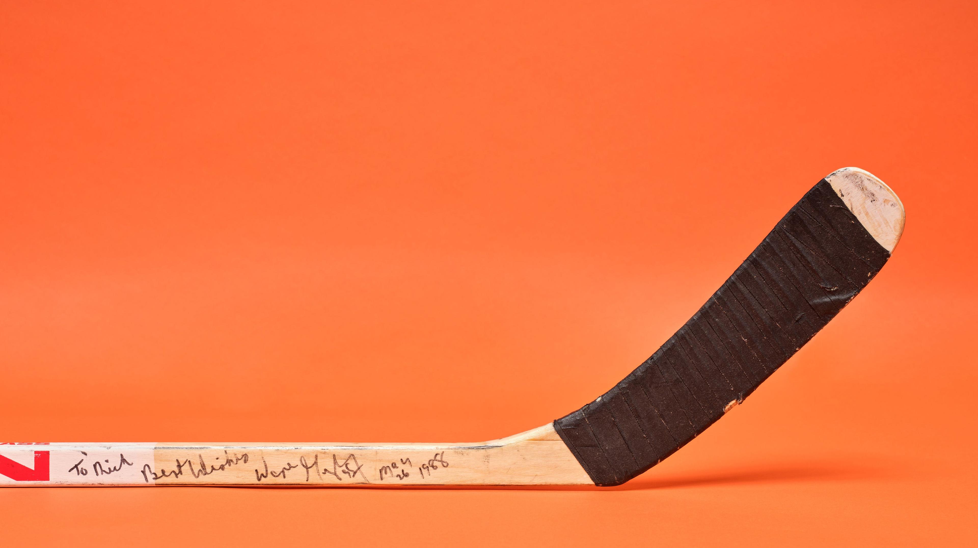 Cover Image for Sotheby's to auction Stanley Cup Finals Gretzky stick, NBA Finals jerseys