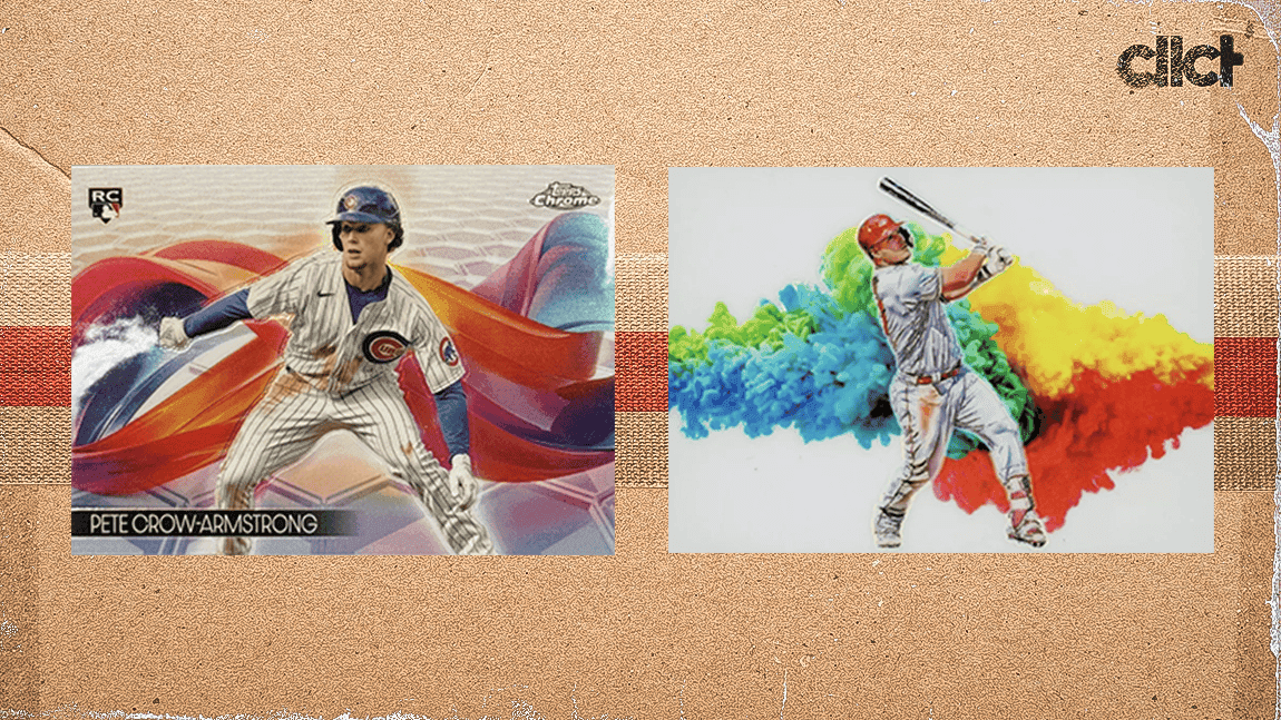 Imitation game: Topps Helix inserts look an awful lot like Panini's Color Blast