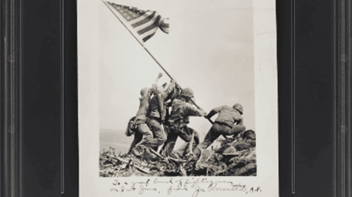 Collector realizes more than 15x return on Iwo Jima photo