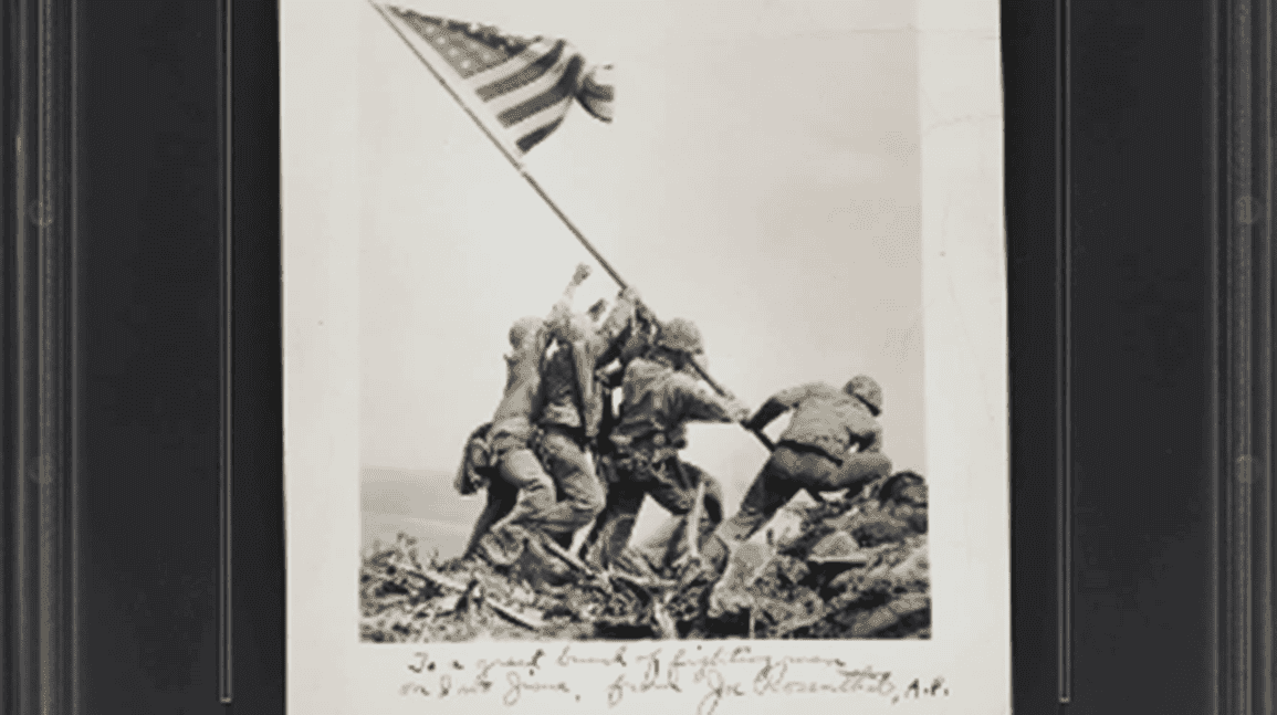 Cover Image for Collector realizes more than 15x return on Iwo Jima photo