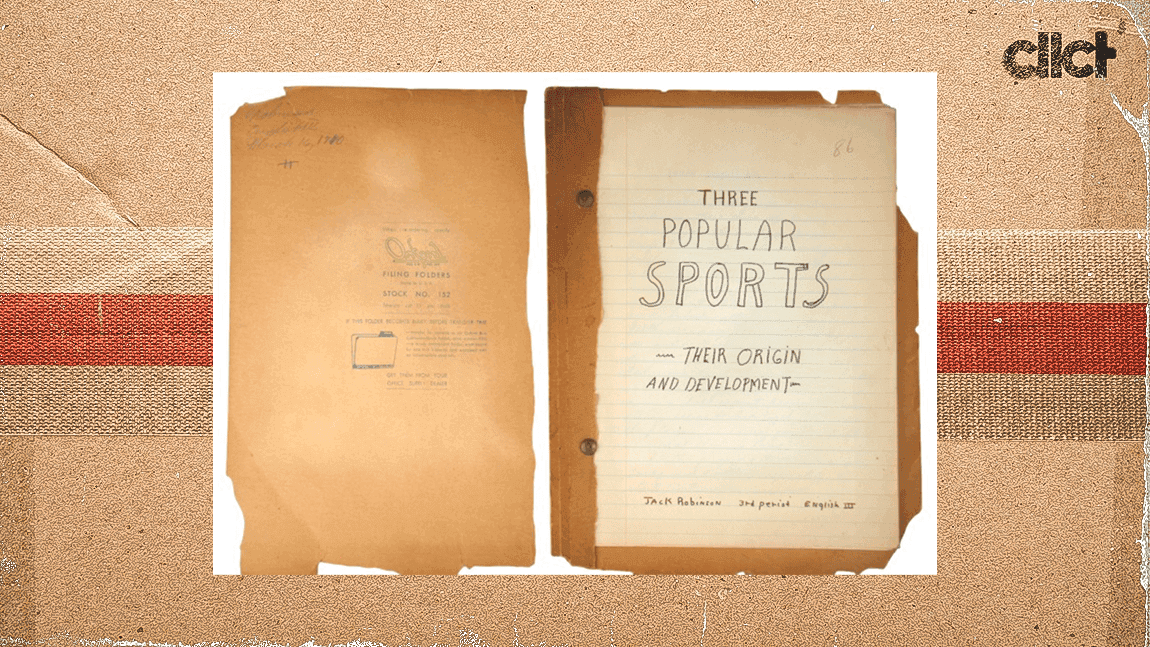 Jackie Robinson handwritten UCLA paper sells for more than $28k