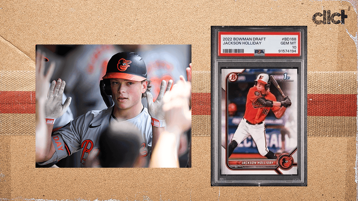 Sports card market: Jackson Holliday's cards sizzling just like his bat