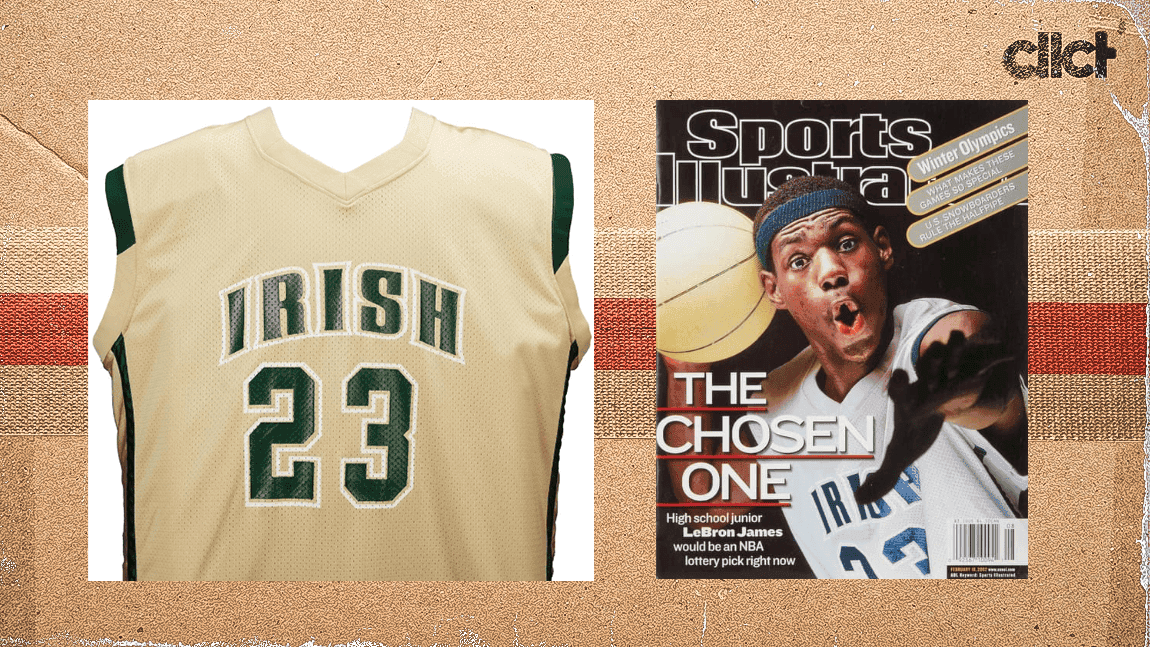 Cover Image for LeBron James 'The Chosen One' jersey heads back to auction