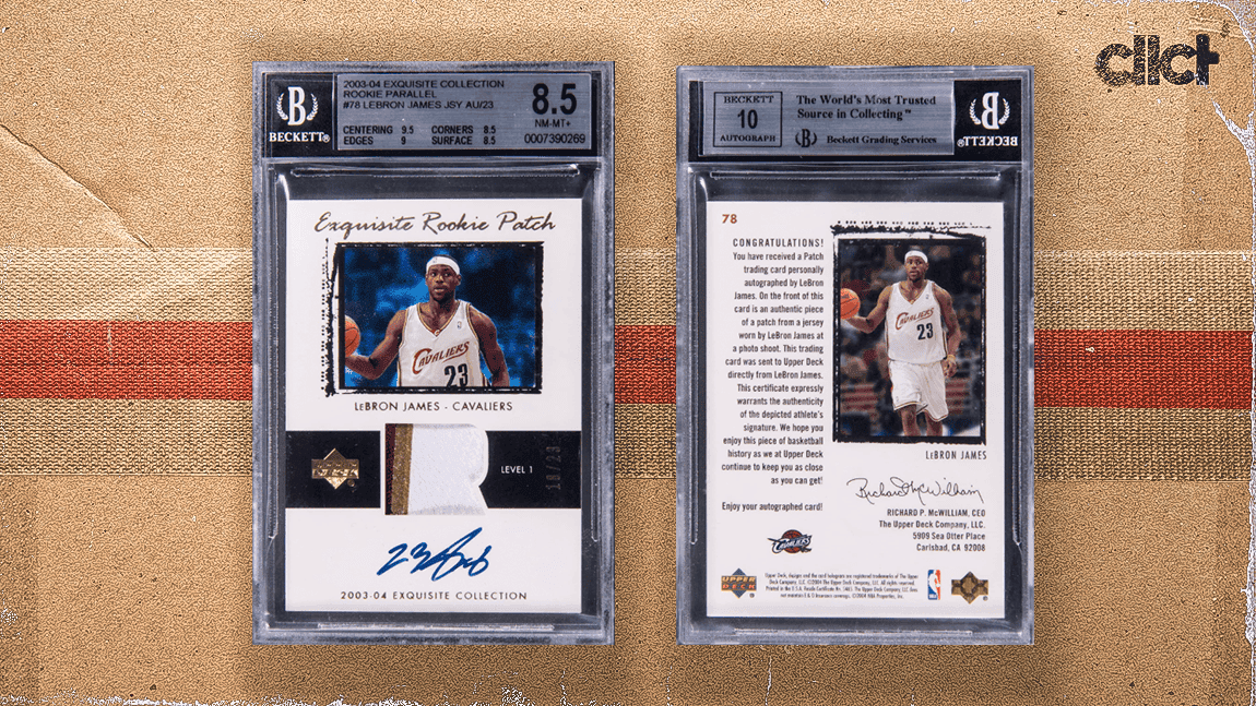 Cover Image for LeBron James card reaches $1 million mark for first time since 2022