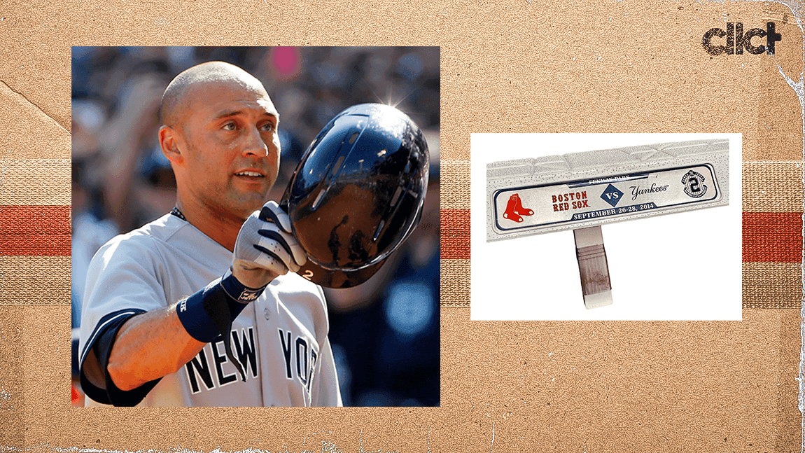 Base from Derek Jeter's final game up for auction