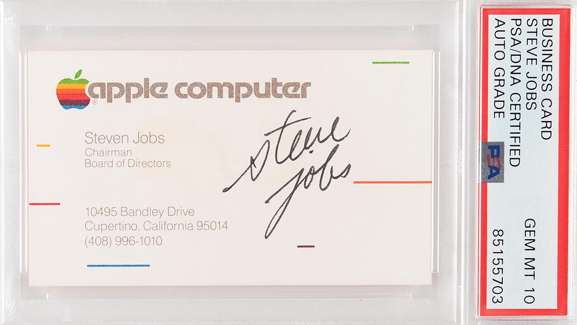 Steve Jobs memorabilia soars to record heights