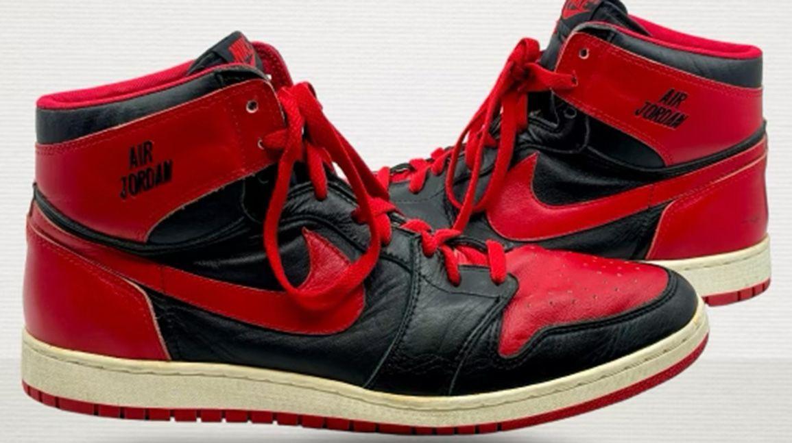 Cover Image for Air Jordan 1 prototypes from 1984 put up for auction
