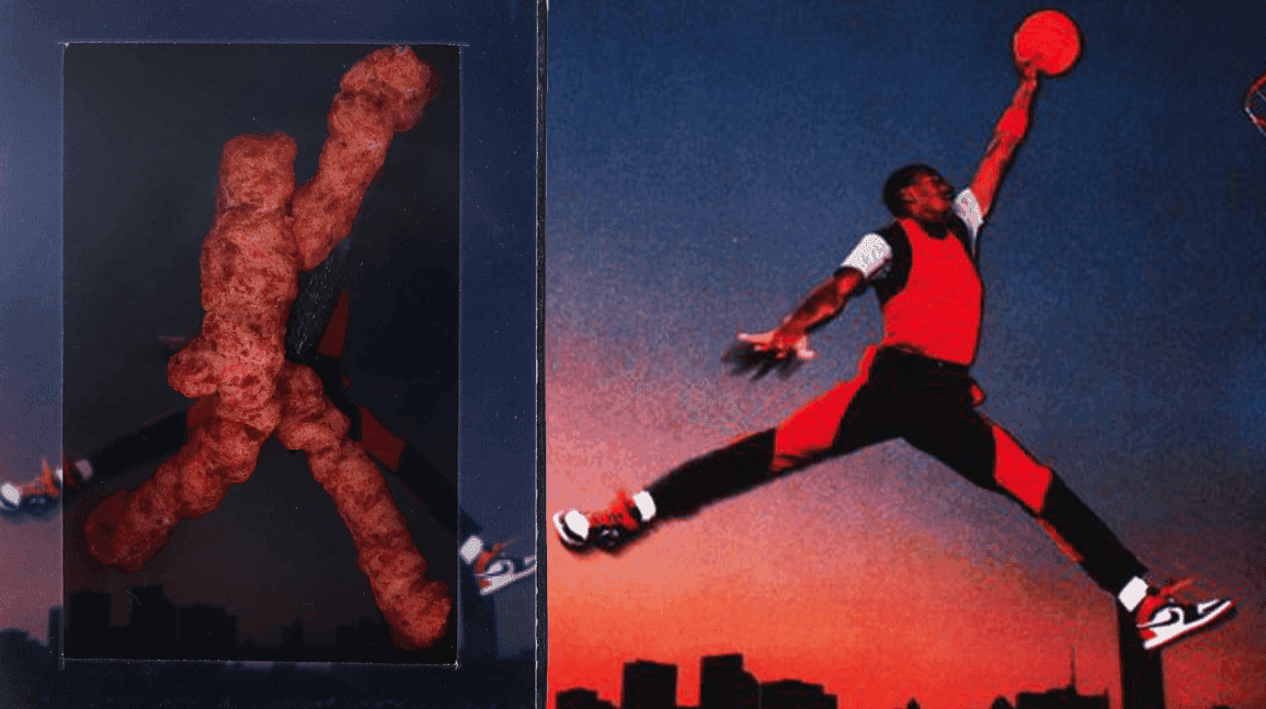 Cheeto shaped like Michael Jordan's 'Jumpman' logo to sell at auction