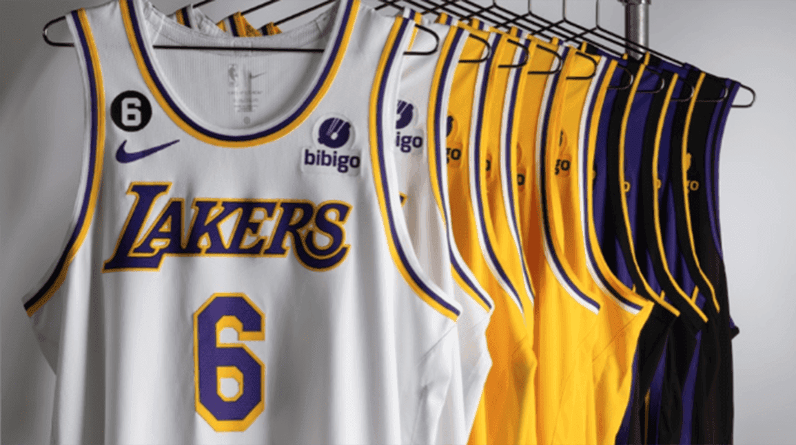 Cover Image for Collection of 10 LeBron James game-worn Lakers jerseys offered in IPO