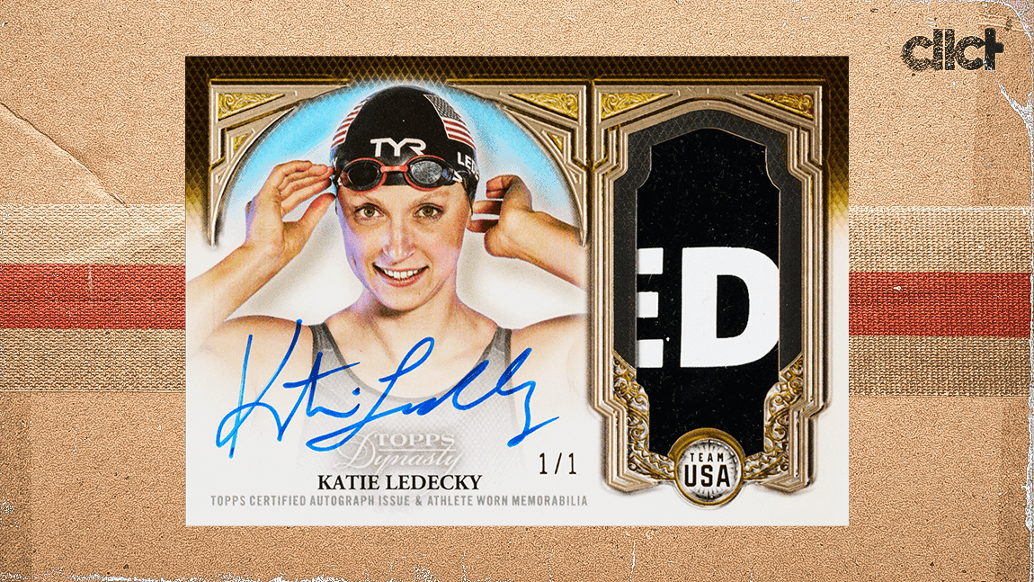 Katie Ledecky card sells for record as her medal pursuit continues