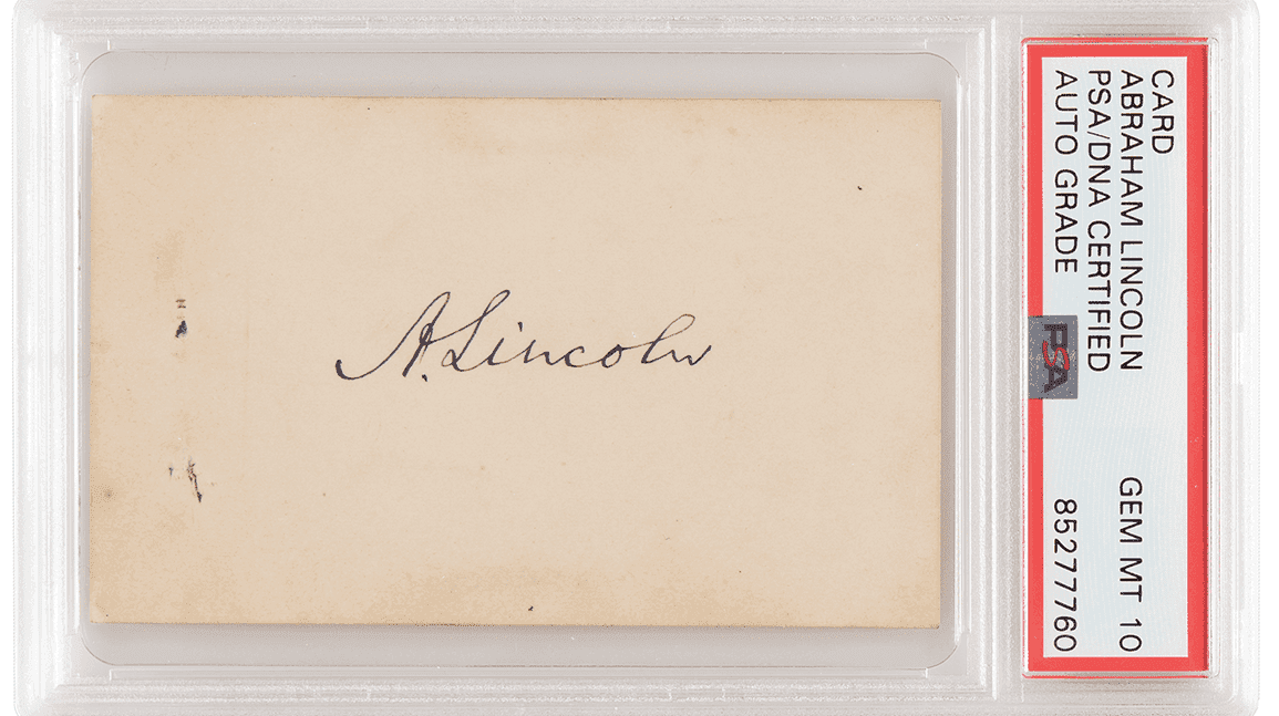 Cover Image for Lincoln autograph sells for shocking price, thanks to hidden backstory