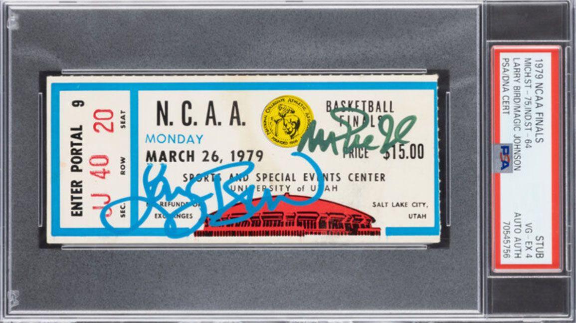 Ranking five most collectible tickets from NCAA men's basketball finals