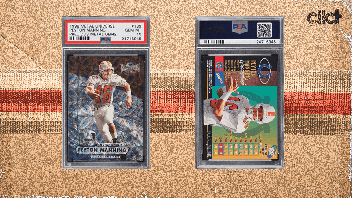 Peyton Manning rookie card sells for record $100k at Fanatics Collect