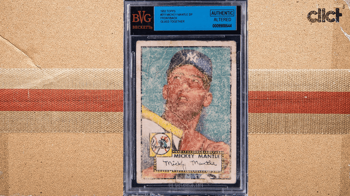 Mickey Mantle card sells for nearly $15K despite horrific condition