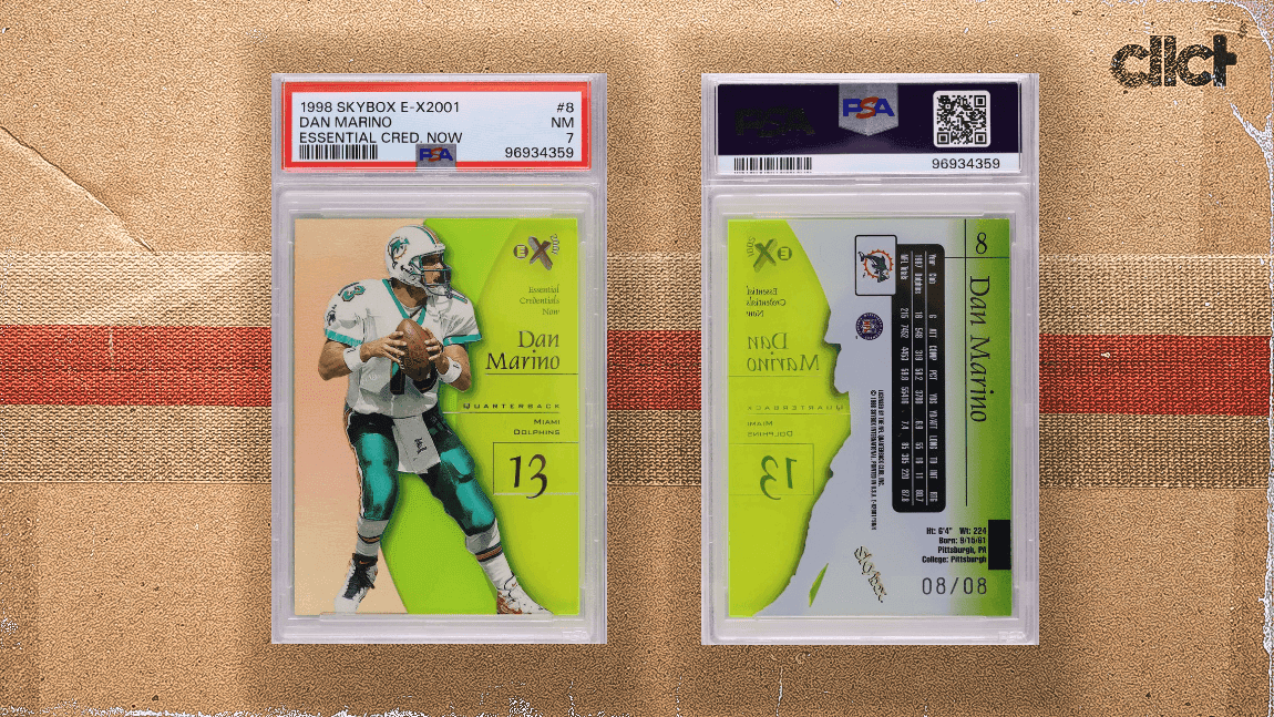 Rare Dan Marino 1998 Skybox Essential Credentials card sells for record $108,000