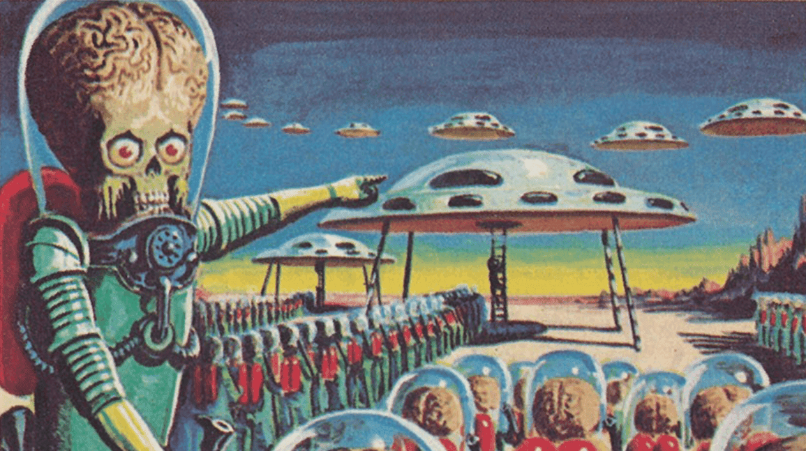 Card from controversial 1962 Mars Attacks set sells for record $54k