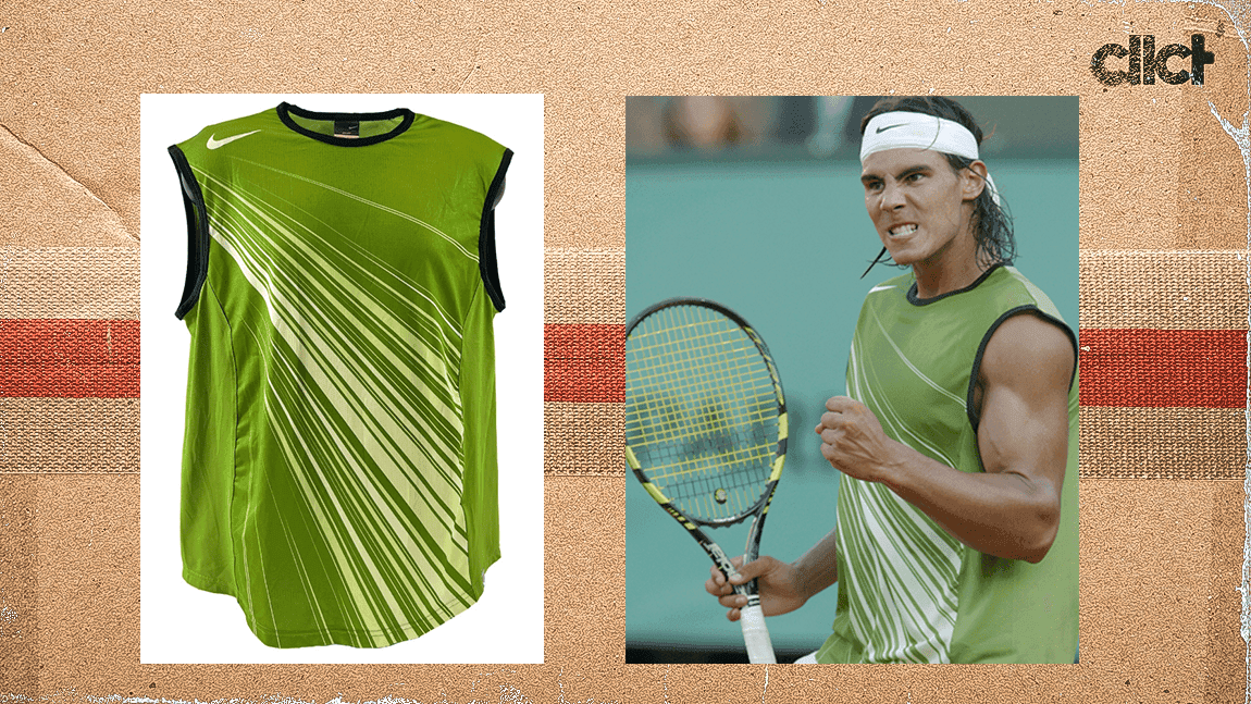 Cover Image for Nadal's shirt from '05 French Open comes to auction