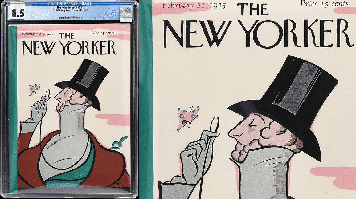 Cover Image for First issues of The New Yorker hit auction block as magazine turns 100