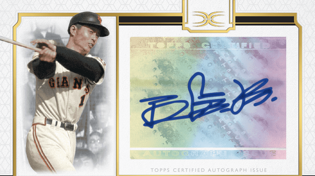 Sadaharu Oh autographs to appear in upcoming Topps products