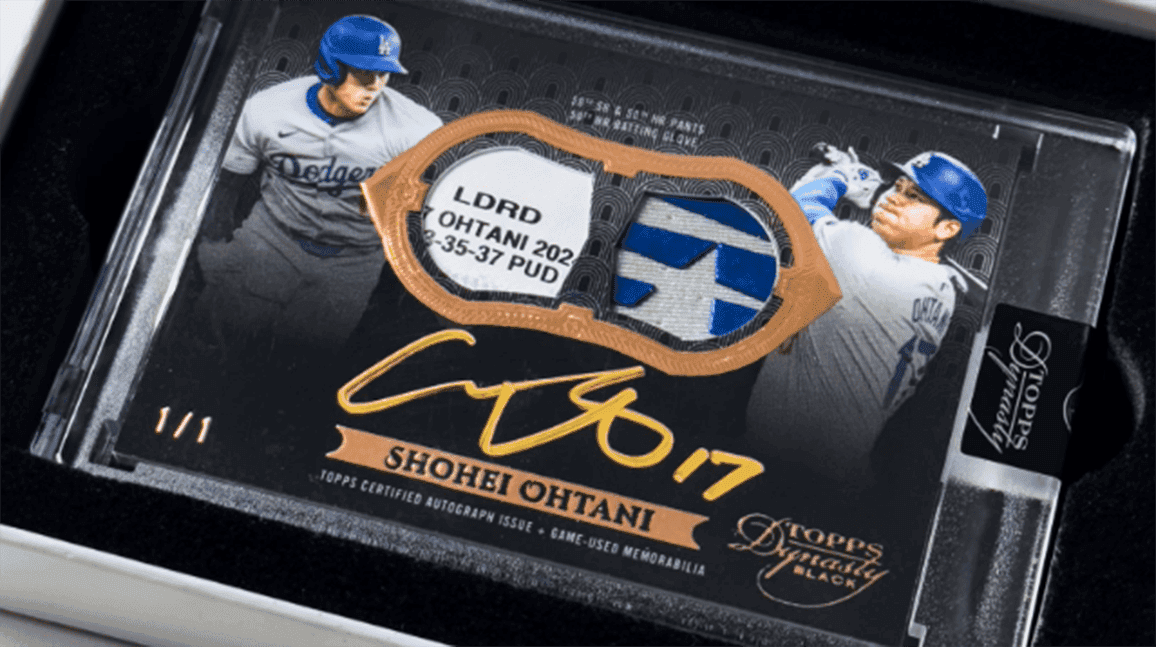 Cover Image for Dallas collector pulls Shohei Ohtani 1/1 card from 50th HR game