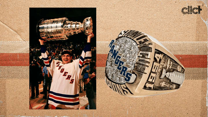 Cover Image for Esa Tikkanen's 1994 Rangers Stanley Cup ring sells for $139k