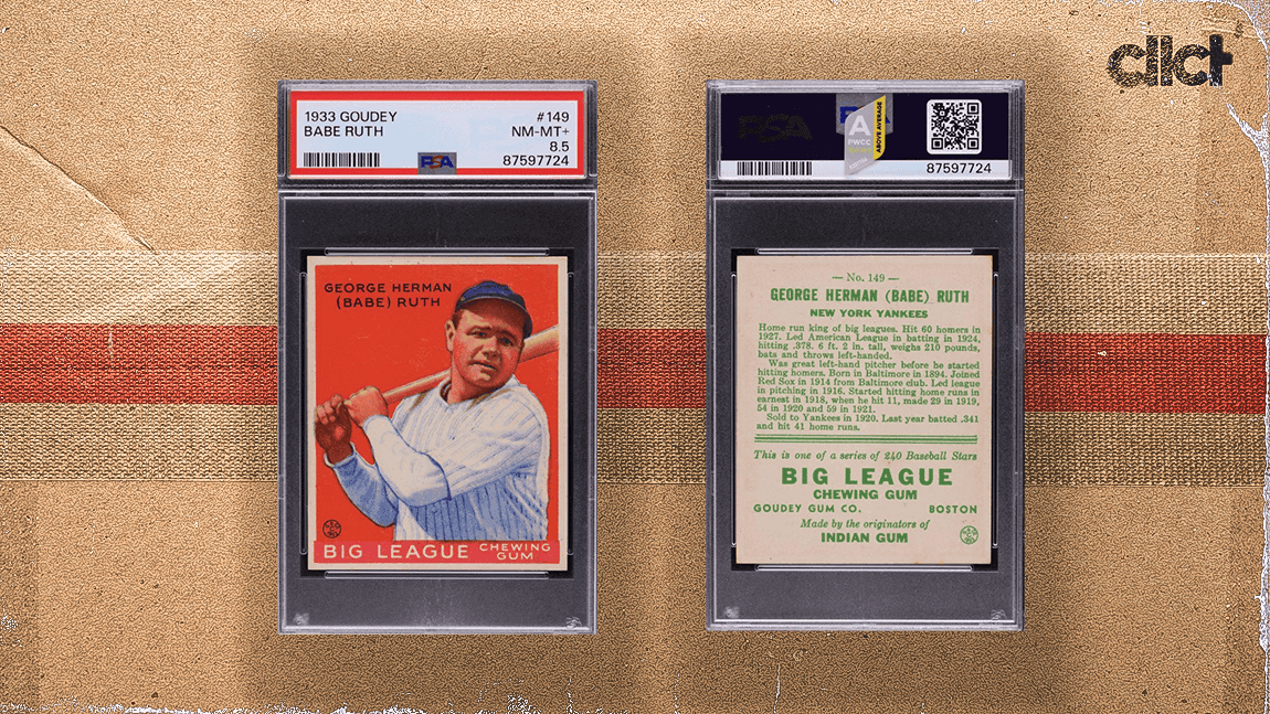 Iconic 1933 Goudey Babe Ruth fetches record $1.62 million at Fanatics Collect