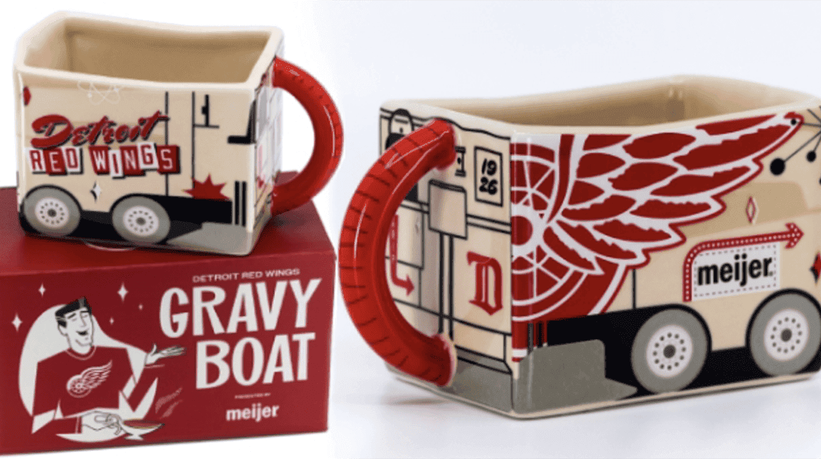 Red Wings unveil Zamboni gravy boat giveaway