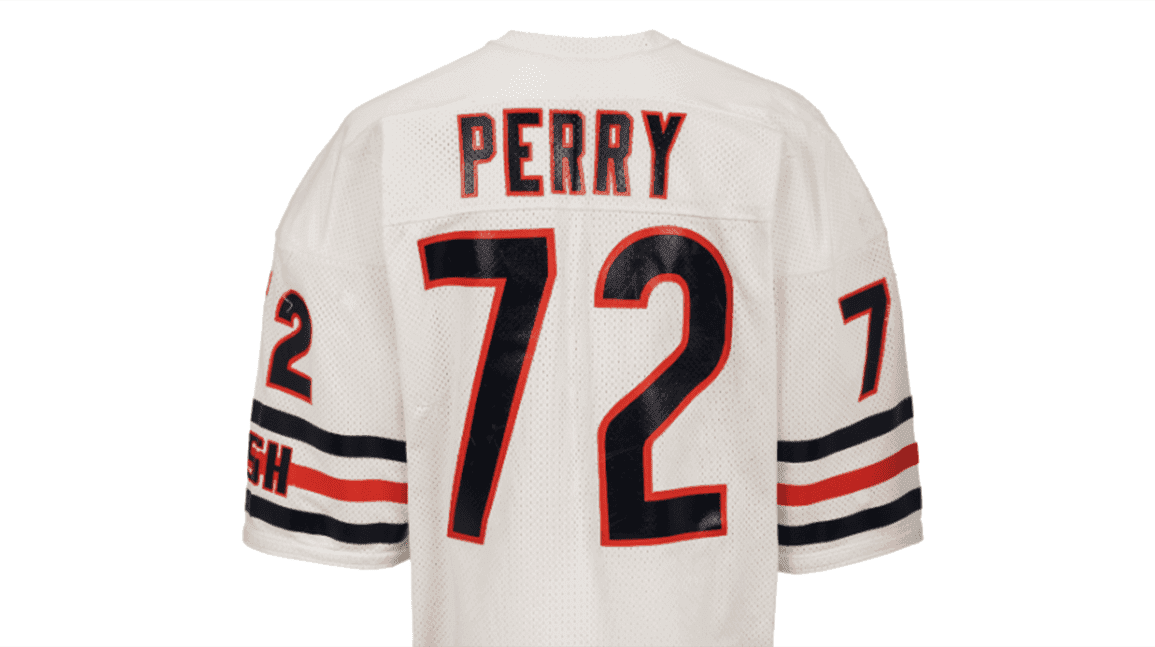 William "Refrigerator" Perry's Super Bowl jersey hits auction block