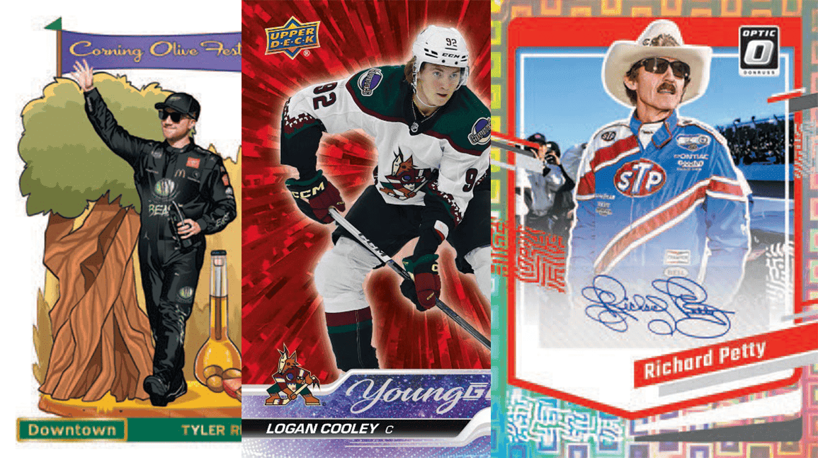 New card releases: 2023-24 Upper Deck Hockey Extended Series, 2024 Donruss Racing