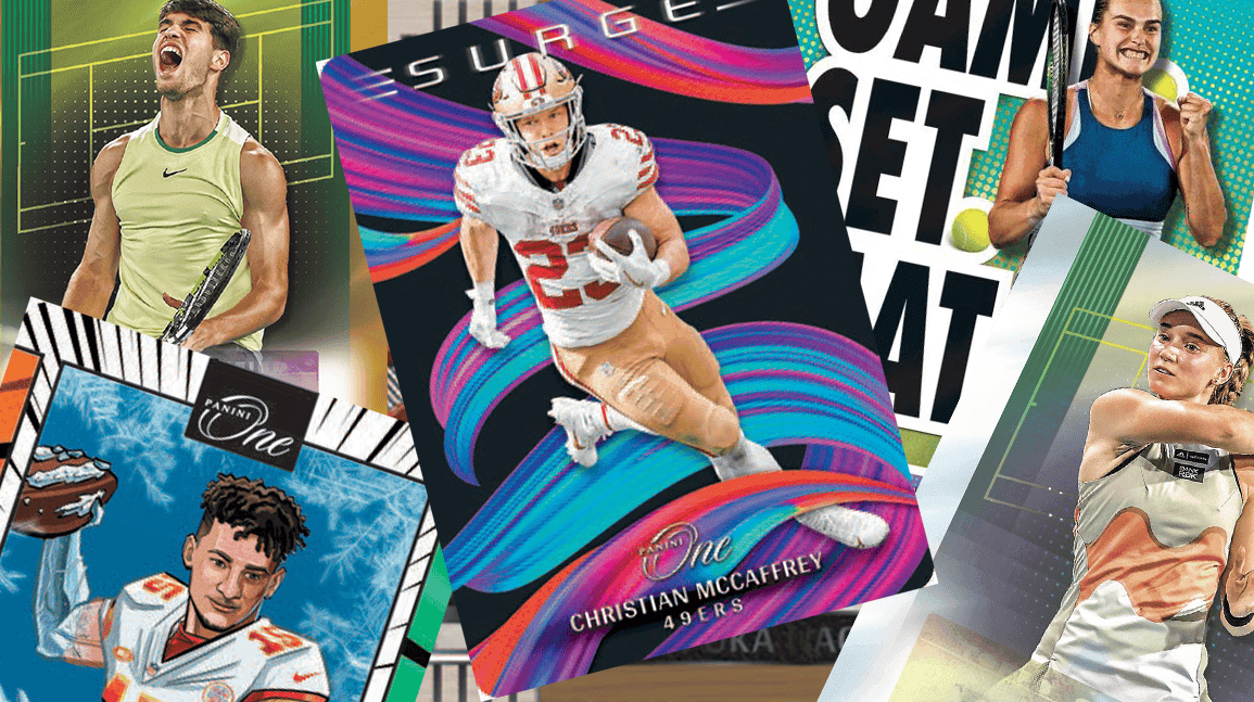 New sports card releases: 2024 Topps Chrome Tennis, 2023 Panini One Football