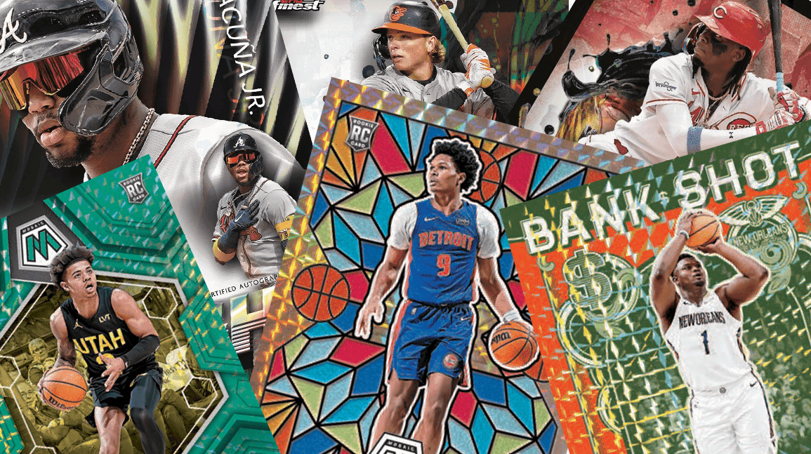 New sports card releases: 2023-24 Mosaic Basketball, 2024 Topps Finest Baseball