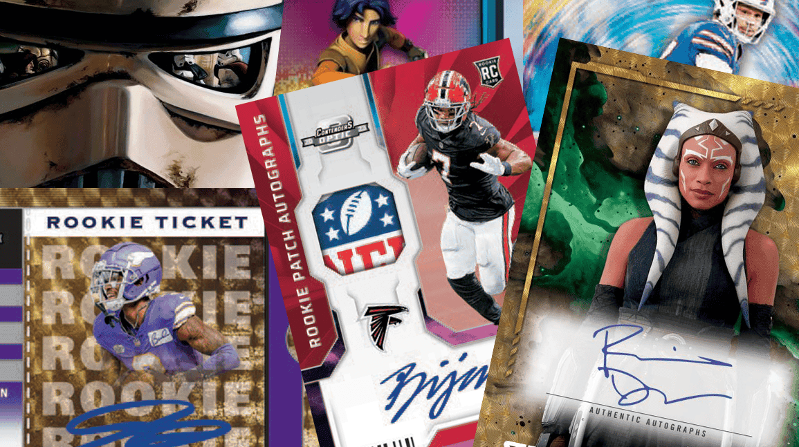 New trading card releases: 2023 Contenders Optic Football, 2024 Topps Star Wars Galaxy Chrome