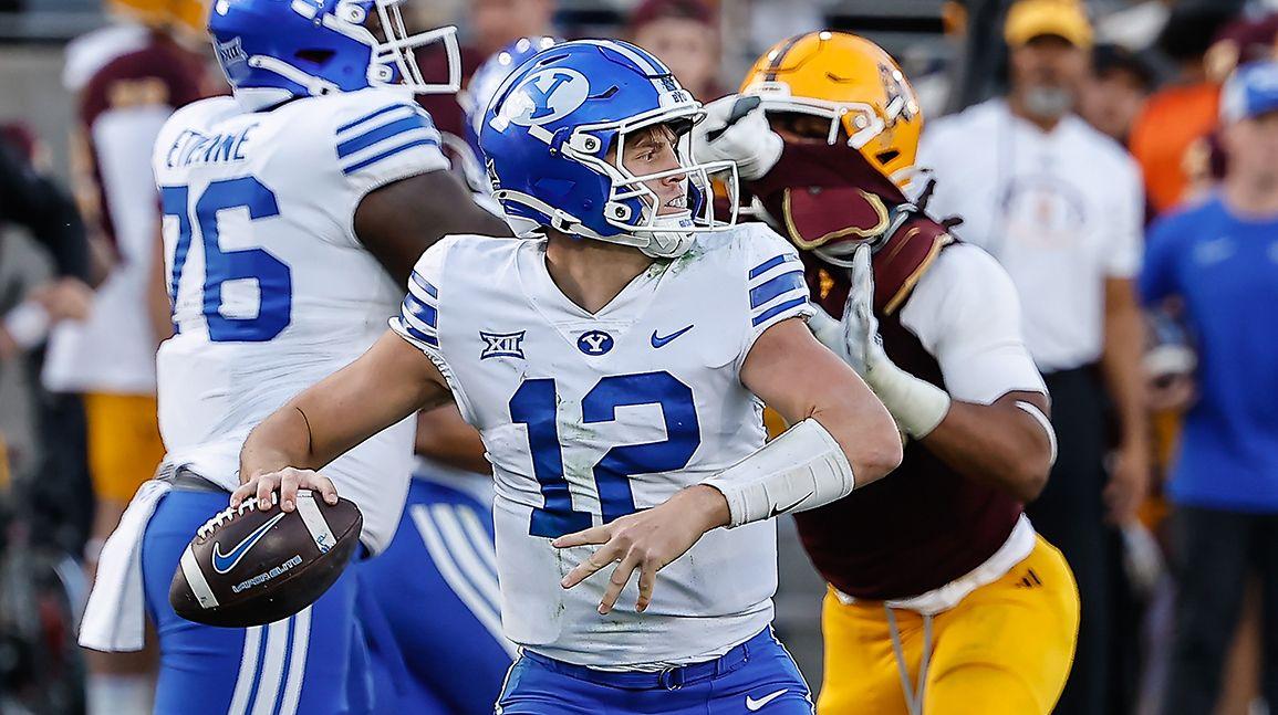 Cover Image for BYU QB Jake Retzlaff files to trademark 'BYJEW' nickname