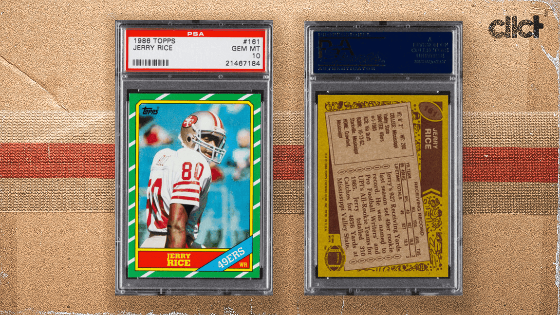 Why the 1986 Jerry Rice rookie card rarely makes the grade