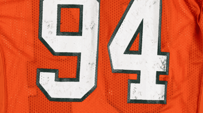 Dwayne 'The Rock' Johnson's team-issued Miami jersey uncovered