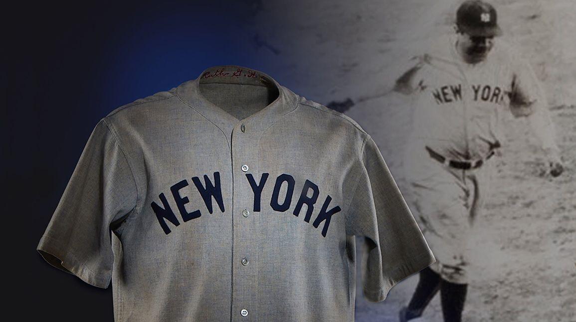 Cover Image for Babe Ruth's 'Called Shot' jersey to be auctioned