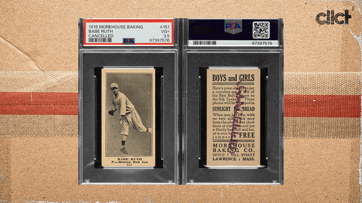 Babe Ruth 1916 variant rookie card sells for $812k | cllct